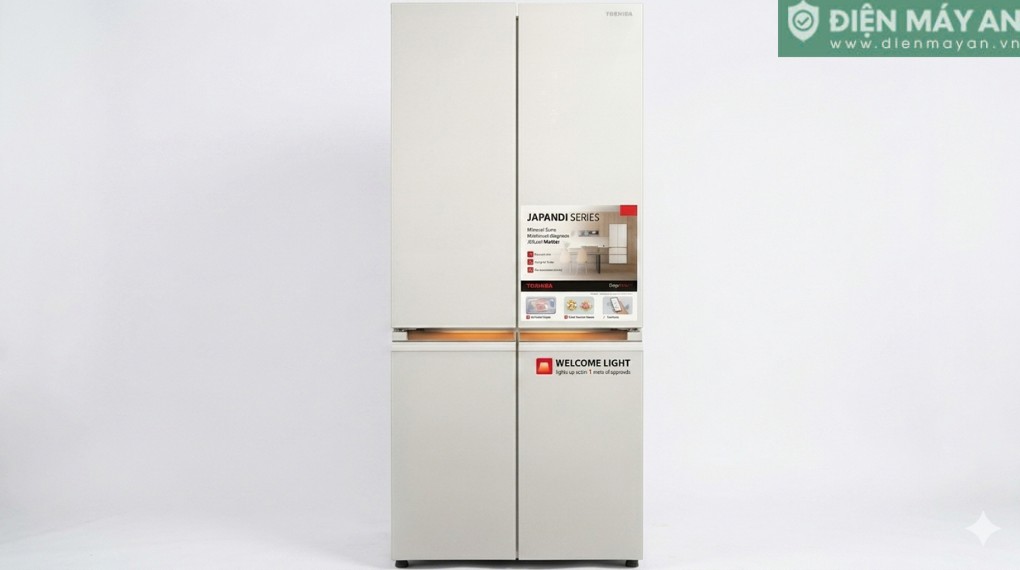 Tủ lạnh Toshiba Inverter 521 lít Multi Door GR-RF681WI-PGV(D4)